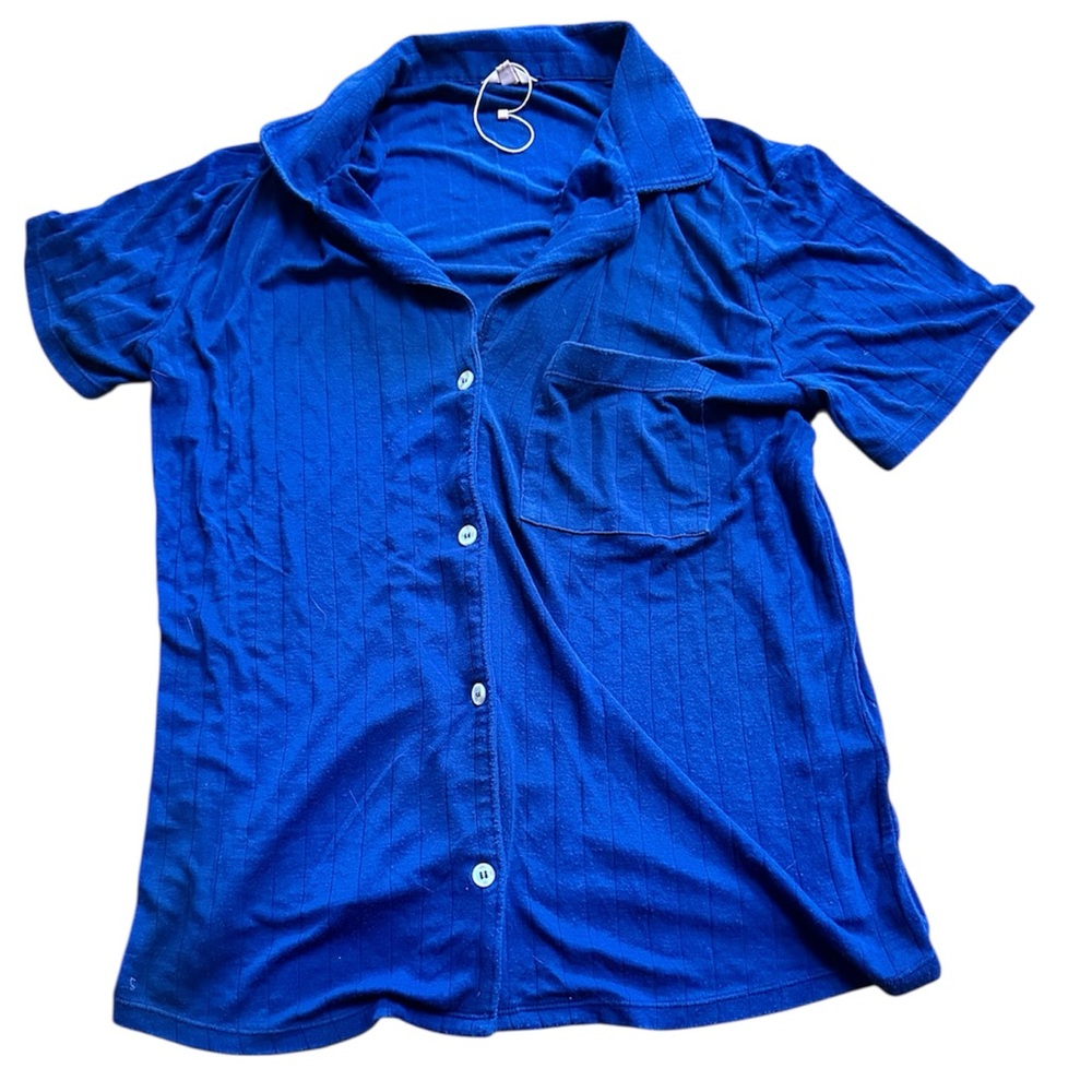 Eberjey Blue Shirt Size S
